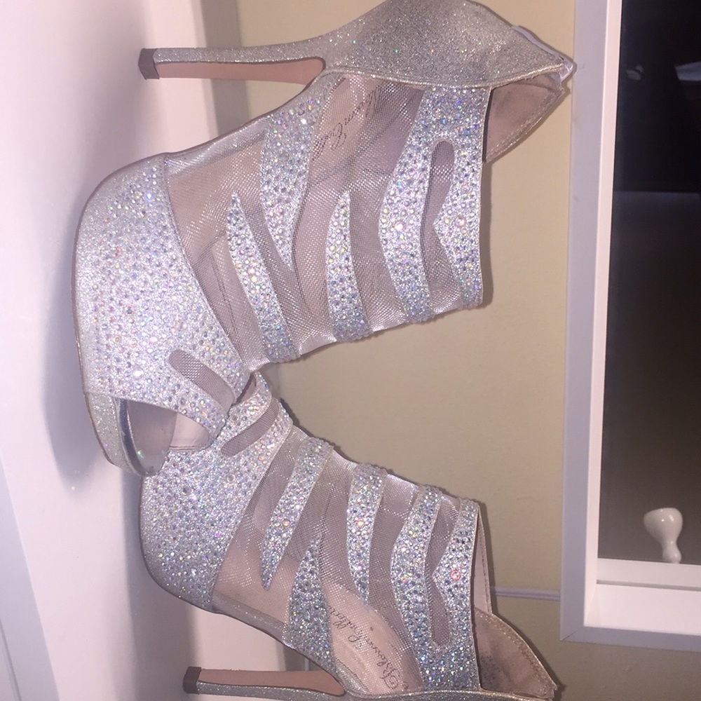 Rhinestone heels